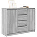 Bufetă cu sertare Gri Sonoma 100,5x35x76 cm Lemn prelucrat - WALTI WALTI