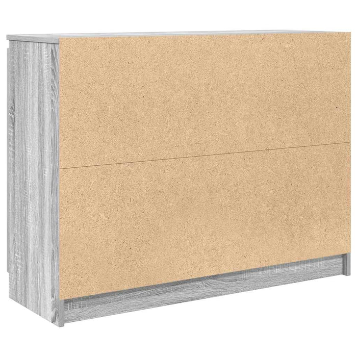 Bufetă cu sertare Gri Sonoma 100,5x35x76 cm Lemn prelucrat - WALTI WALTI
