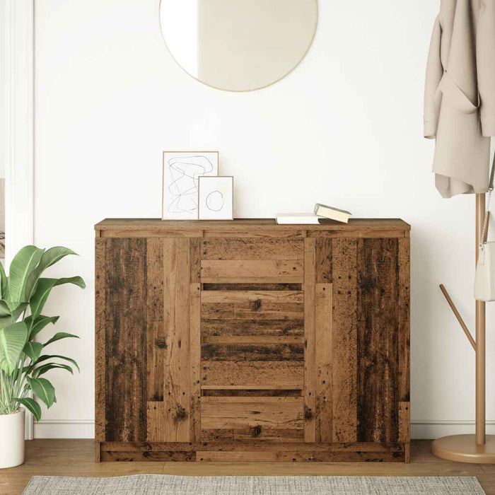 Bufetă cu sertare Lemn vechi 100,5x35x76 cm Lemn prelucrat - WALTI WALTI