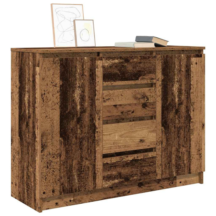Bufetă cu sertare Lemn vechi 100,5x35x76 cm Lemn prelucrat - WALTI WALTI