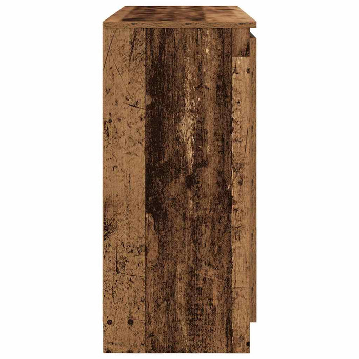Bufetă cu sertare Lemn vechi 100,5x35x76 cm Lemn prelucrat - WALTI WALTI