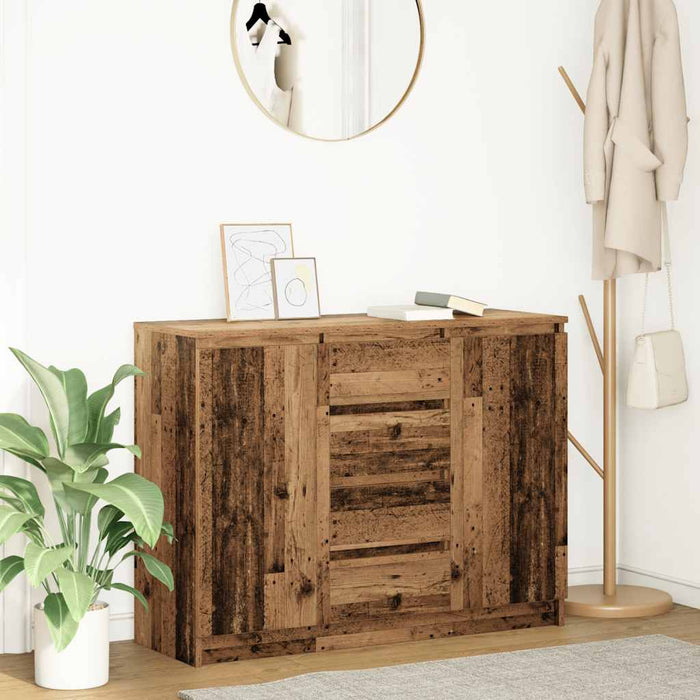 Bufetă cu sertare Lemn vechi 100,5x35x76 cm Lemn prelucrat - WALTI WALTI
