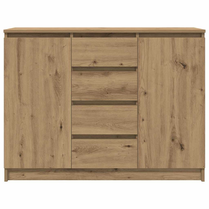Bufetă cu sertare Stejar Artisan 100,5x35x76 cm Lemn prelucrat - WALTI WALTI