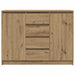 Bufetă cu sertare Stejar Artisan 100,5x35x76 cm Lemn prelucrat - WALTI WALTI