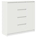 Bufetă cu sertare Alb 100,5x35x98,5 cm Lemn prelucrat - WALTI WALTI