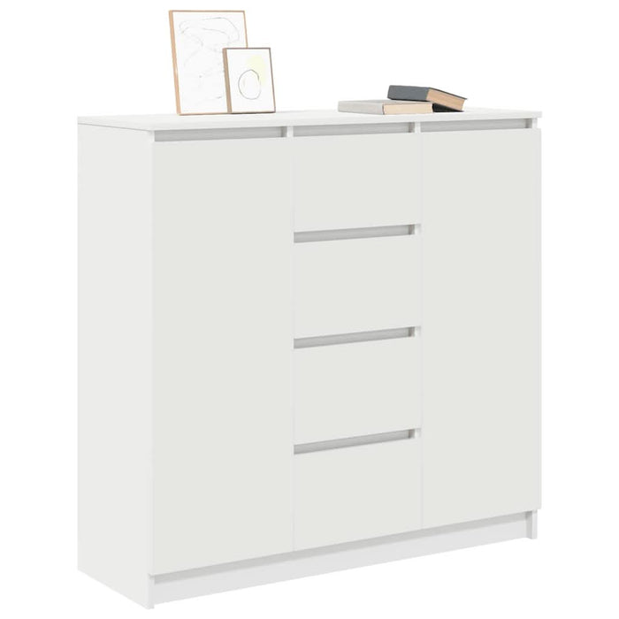 Bufetă cu sertare Alb 100,5x35x98,5 cm Lemn prelucrat - WALTI WALTI