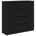 Bufetă cu sertare Stejar negru 100,5x35x98,5 cm Lemn prelucrat - WALTI WALTI