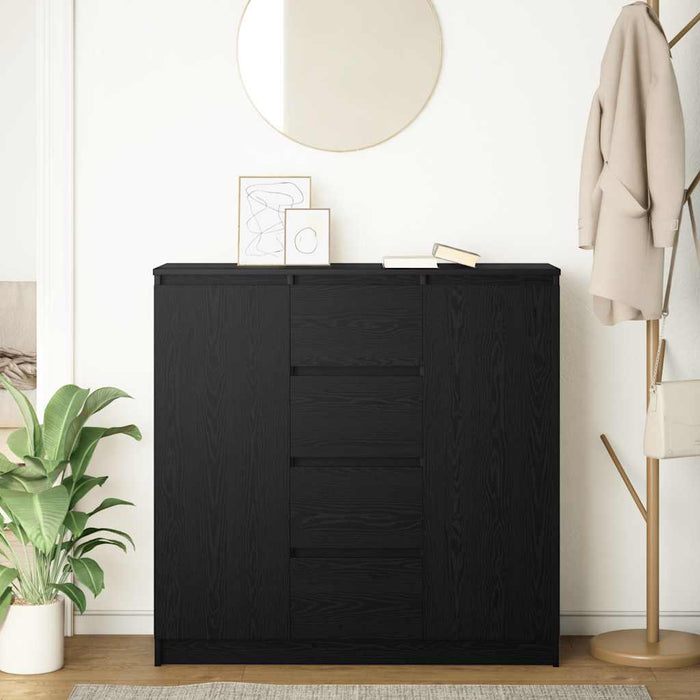 Bufetă cu sertare Stejar negru 100,5x35x98,5 cm Lemn prelucrat - WALTI WALTI