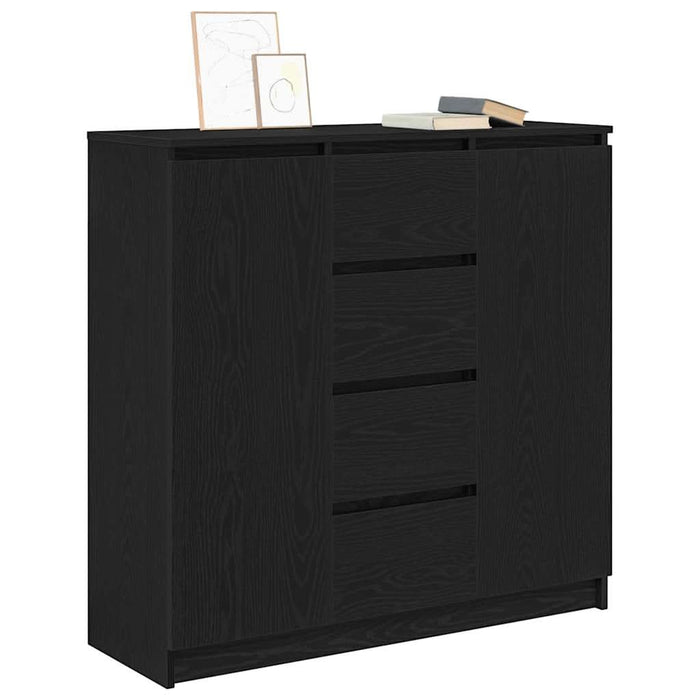 Bufetă cu sertare Stejar negru 100,5x35x98,5 cm Lemn prelucrat - WALTI WALTI