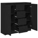Bufetă cu sertare Stejar negru 100,5x35x98,5 cm Lemn prelucrat - WALTI WALTI