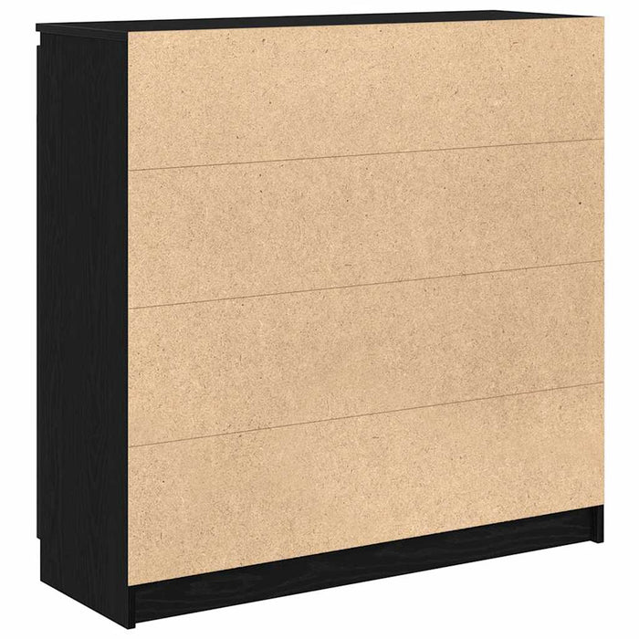 Bufetă cu sertare Stejar negru 100,5x35x98,5 cm Lemn prelucrat - WALTI WALTI