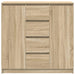 Bufetă cu sertare Stejar Sonoma 100,5x35x98,5 cm Lemn prelucrat - WALTI WALTI
