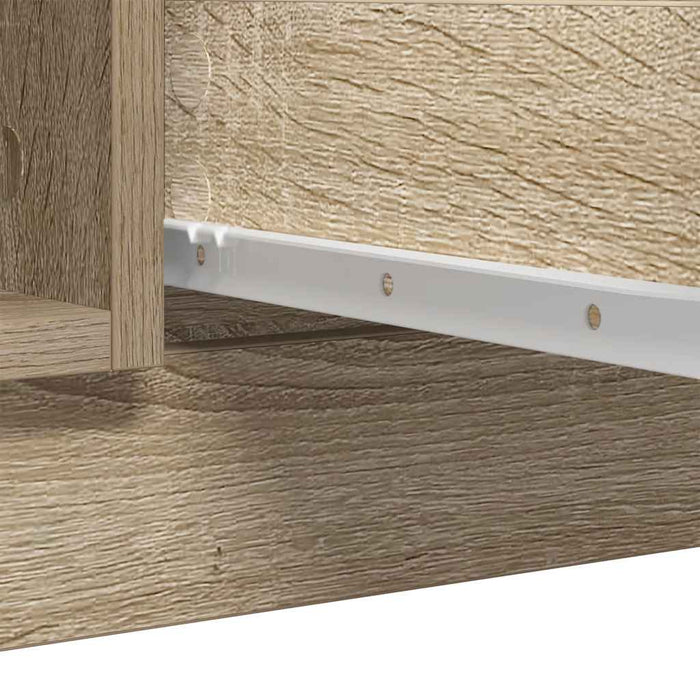 Bufetă cu sertare Stejar Sonoma 100,5x35x98,5 cm Lemn prelucrat - WALTI WALTI