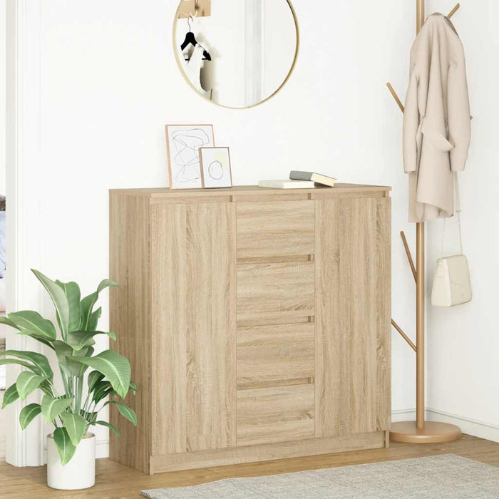 Bufetă cu sertare Stejar Sonoma 100,5x35x98,5 cm Lemn prelucrat - WALTI WALTI