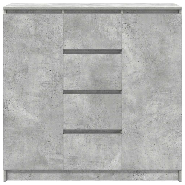 Bufetă cu sertare Gri beton 100,5x35x98,5 cm Lemn prelucrat - WALTI WALTI