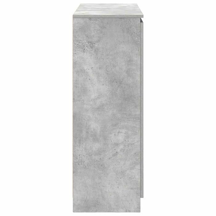 Bufetă cu sertare Gri beton 100,5x35x98,5 cm Lemn prelucrat - WALTI WALTI