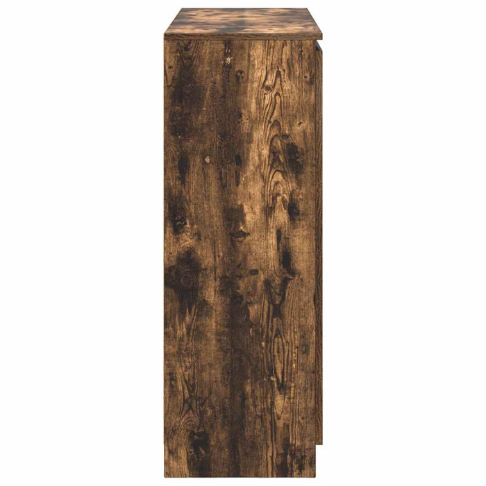 Bufetă cu sertare Stejar afumat 100,5x35x98,5 cm Lemn prelucrat - WALTI WALTI
