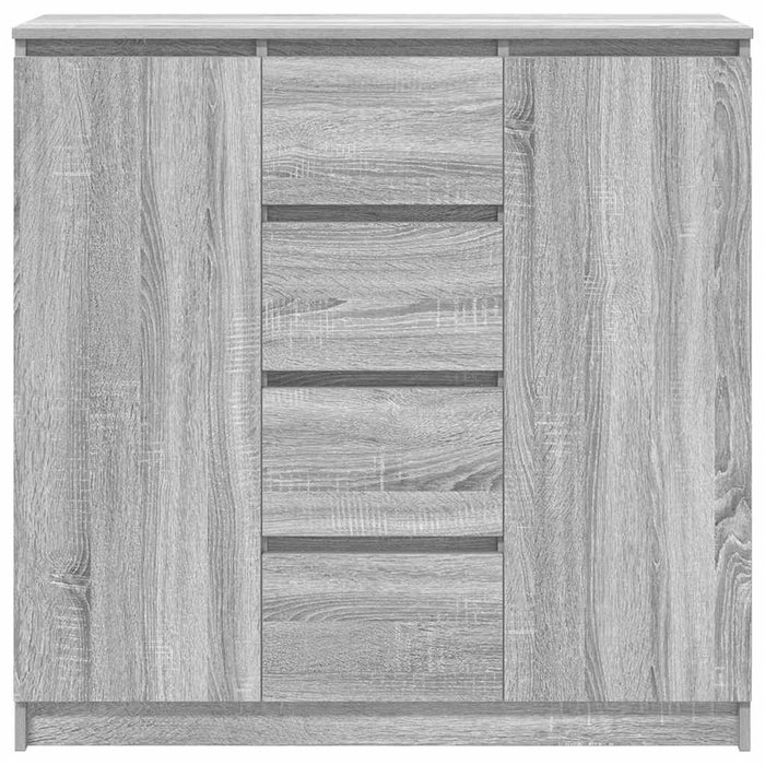 Bufetă cu sertare Gri Sonoma 100,5x35x98,5 cm Lemn prelucrat - WALTI WALTI