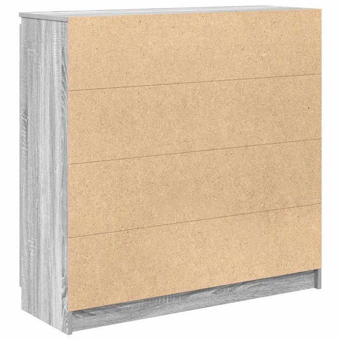 Bufetă cu sertare Gri Sonoma 100,5x35x98,5 cm Lemn prelucrat - WALTI WALTI