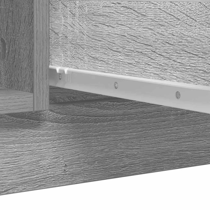 Bufetă cu sertare Gri Sonoma 100,5x35x98,5 cm Lemn prelucrat - WALTI WALTI
