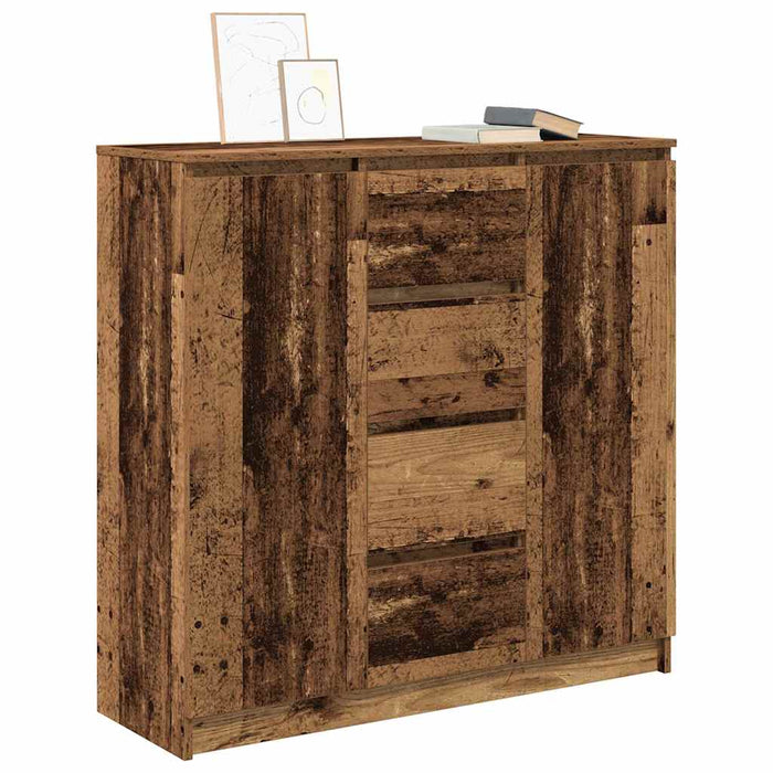 Bufetă cu sertare Lemn vechi 100,5x35x98,5 cm Lemn prelucrat - WALTI WALTI