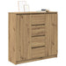Bufetă cu sertare Stejar Artisan 100,5x35x98,5cm Lemn prelucrat - WALTI WALTI