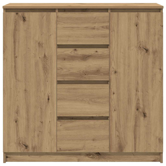 Bufetă cu sertare Stejar Artisan 100,5x35x98,5cm Lemn prelucrat - WALTI WALTI