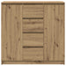 Bufetă cu sertare Stejar Artisan 100,5x35x98,5cm Lemn prelucrat - WALTI WALTI