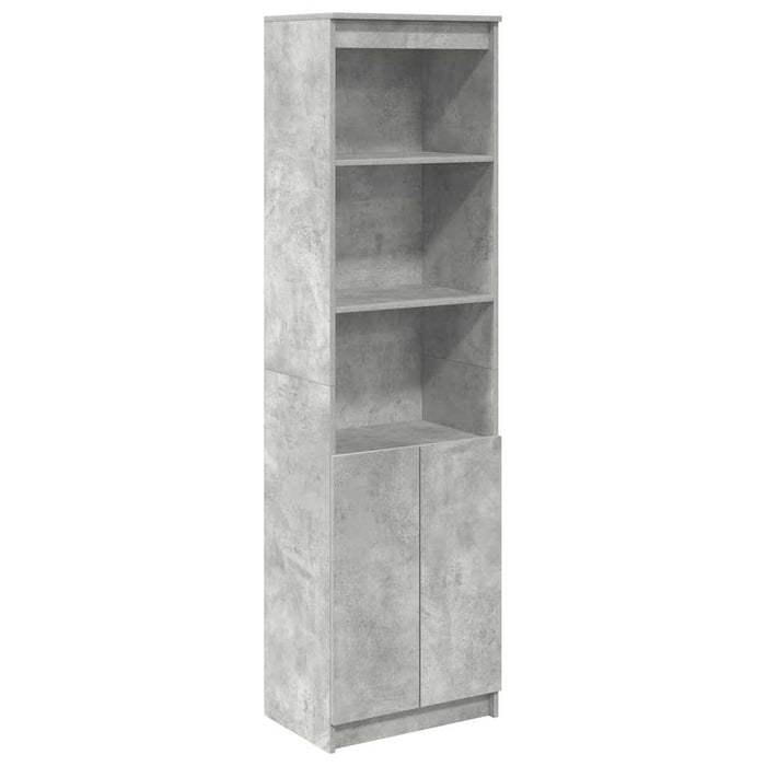 Dulapuri din beton gri 50x35x180 cm lemn prelucrat - WALTI WALTI