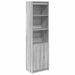 Dulapuri gri Sonoma 50x35x180 cm din lemn prelucrat - WALTI WALTI