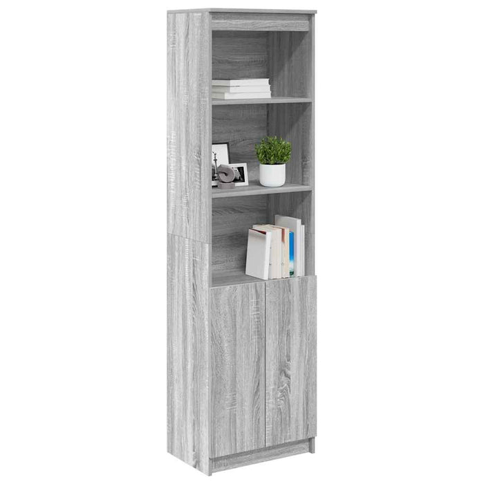 Dulapuri gri Sonoma 50x35x180 cm din lemn prelucrat - WALTI WALTI