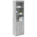 Dulapuri gri Sonoma 50x35x180 cm din lemn prelucrat - WALTI WALTI