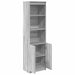 Dulapuri gri Sonoma 50x35x180 cm din lemn prelucrat - WALTI WALTI