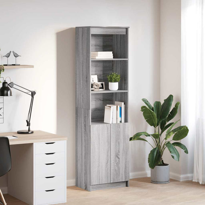 Dulapuri gri Sonoma 50x35x180 cm din lemn prelucrat - WALTI WALTI