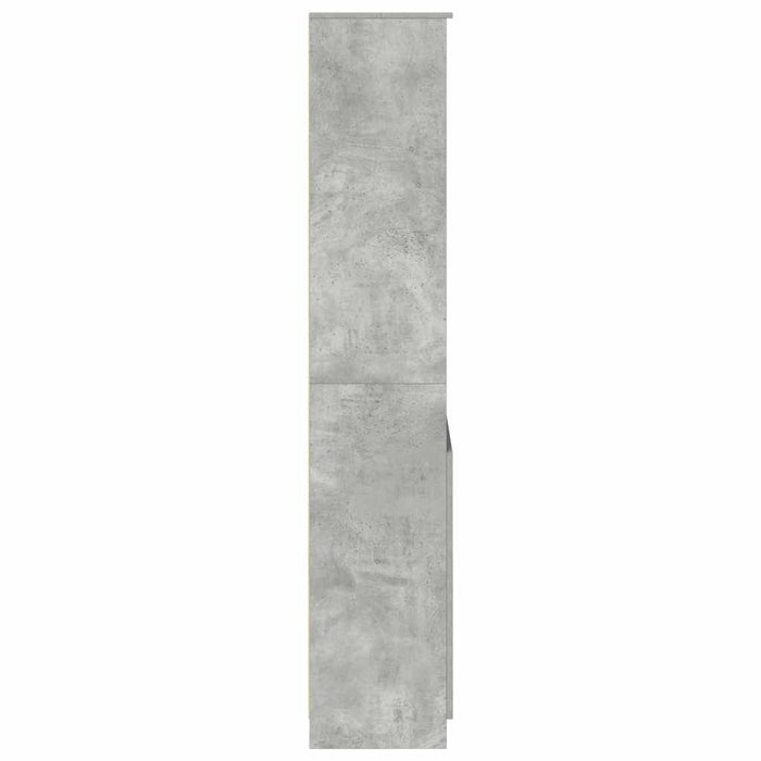 Dulap înalt, gri beton, 70x35x180 cm, lemn prelucrat - WALTI WALTI