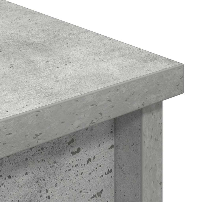 Dulap înalt, gri beton, 70x35x180 cm, lemn prelucrat - WALTI WALTI