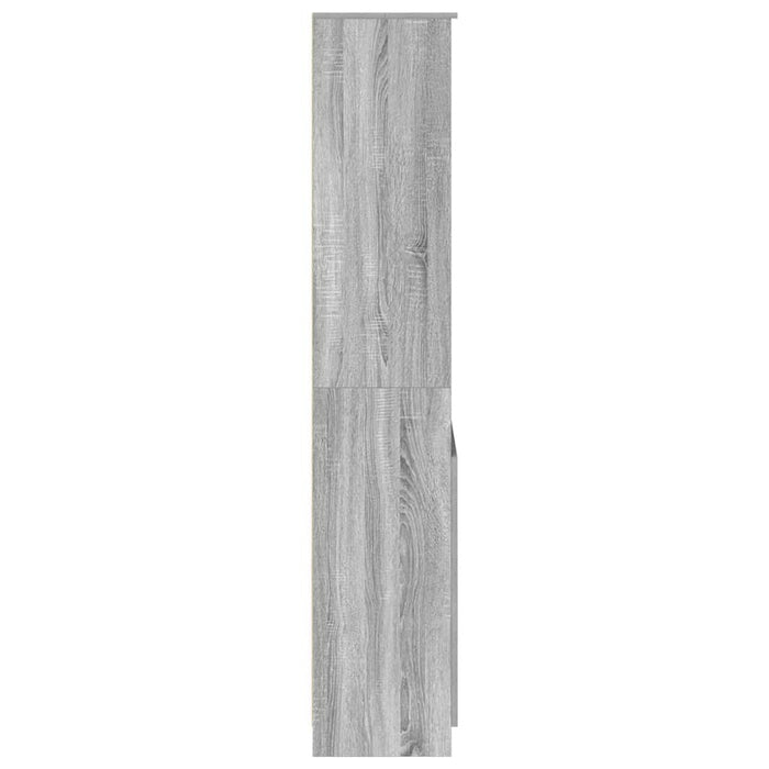 Dulap înalt, gri sonoma, 70x35x180 cm, lemn prelucrat - WALTI WALTI