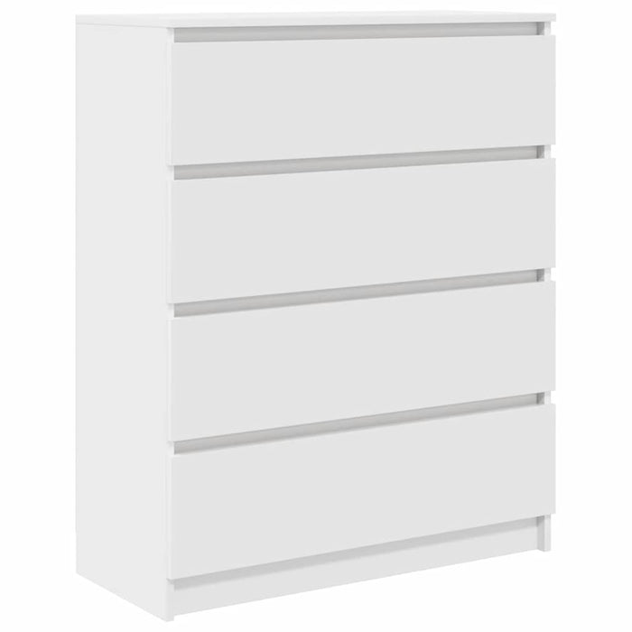 Bufetă albă 80x35x99 cm lemn prelucrat - WALTI WALTI