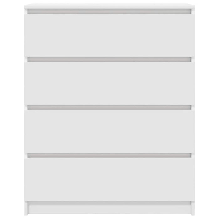 Bufetă albă 80x35x99 cm lemn prelucrat - WALTI WALTI