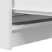 Bufetă albă 80x35x99 cm lemn prelucrat - WALTI WALTI