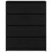 Bufetă Stejar negru 80x35x99 cm Lemn prelucrat - WALTI WALTI