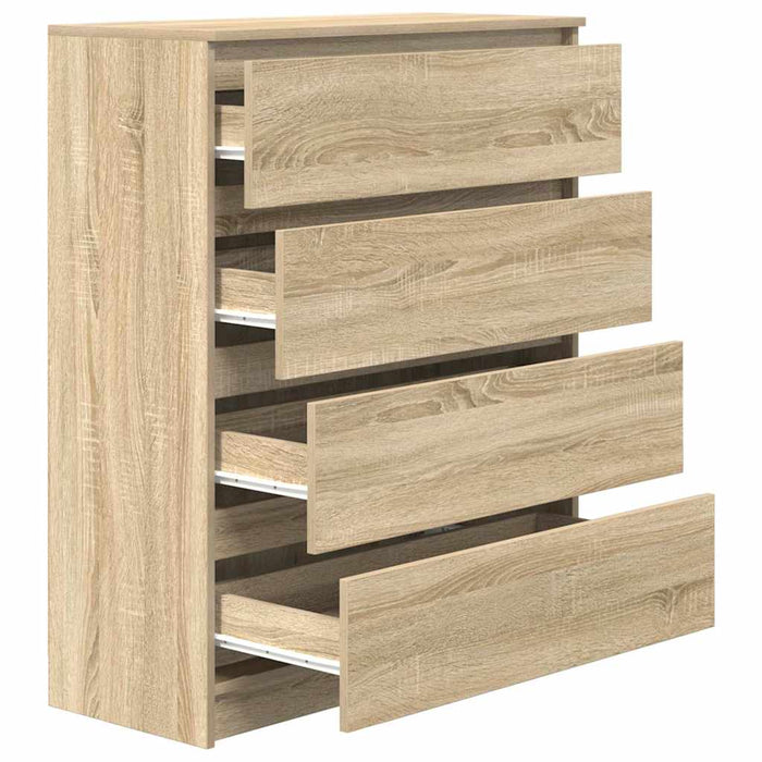 Bufetă Stejar Sonoma 80x35x99 cm Lemn prelucrat - WALTI WALTI