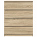 Bufetă Stejar Sonoma 80x35x99 cm Lemn prelucrat - WALTI WALTI