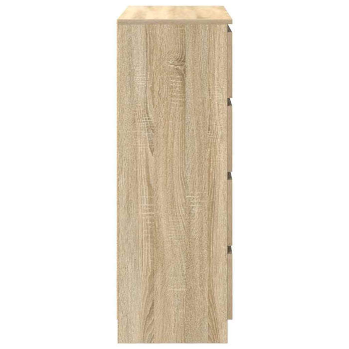 Bufetă Stejar Sonoma 80x35x99 cm Lemn prelucrat - WALTI WALTI