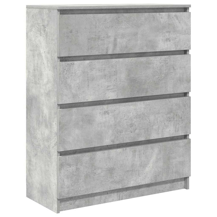 Bufetă Gri Beton 80x35x99 cm Lemn prelucrat - WALTI WALTI