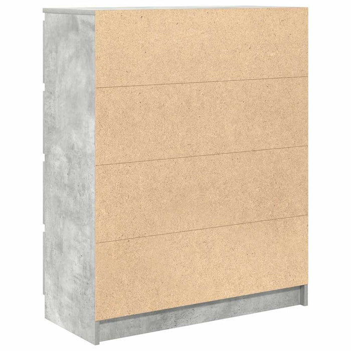 Bufetă Gri Beton 80x35x99 cm Lemn prelucrat - WALTI WALTI