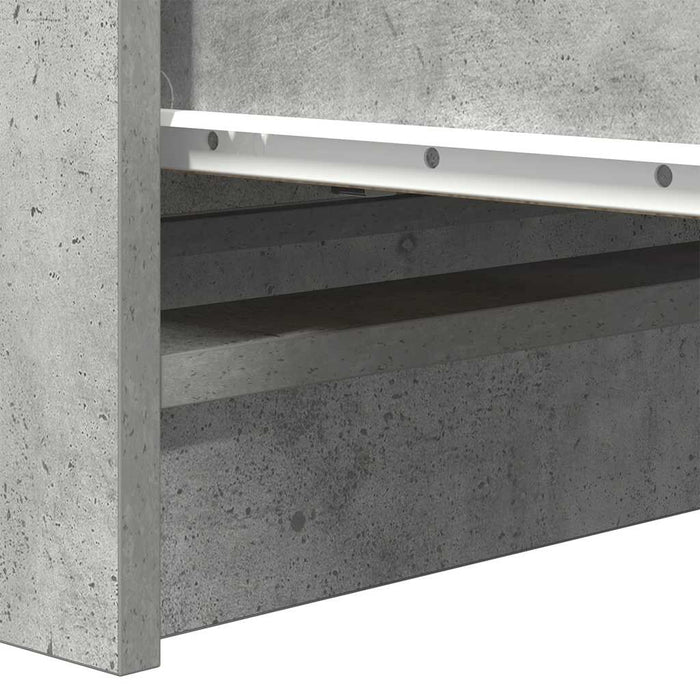 Bufetă Gri Beton 80x35x99 cm Lemn prelucrat - WALTI WALTI
