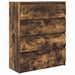 Bufetă Stejar afumat 80x35x99 cm Lemn prelucrat - WALTI WALTI
