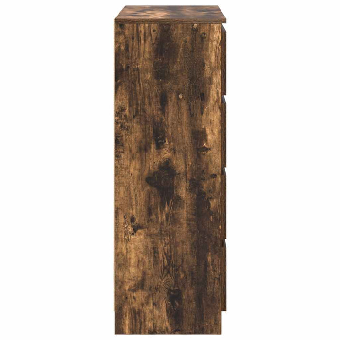 Bufetă Stejar afumat 80x35x99 cm Lemn prelucrat - WALTI WALTI