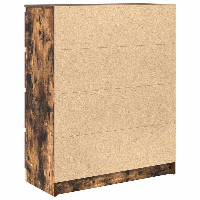 Bufetă Stejar afumat 80x35x99 cm Lemn prelucrat - WALTI WALTI